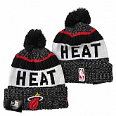 Miami Heat Team Logo Knit Hat YD (2)